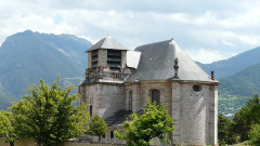 Église inachevée comprise dans l'ensemble architectural de la place-forte - Français :  Église Saint-Louis, fort du Mont-Dauphin.
