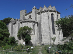 Abbaye de Vignogoul - Français :  Chevet de l'abbatiale de Vignogoul en Pignan (34).