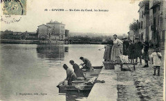 Ancien canal de Givors - Français :  Le Bassin du Canal, entrée d'autoroute actuelle.