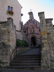 Ancien château impérial dit de Saint-Léon-Pfalz, ancien château des évêques de Strasbourg - 