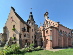 Ancien château impérial dit de Saint-Léon-Pfalz, ancien château des évêques de Strasbourg - 