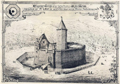 Ancien château impérial dit de Saint-Léon-Pfalz, ancien château des évêques de Strasbourg - 