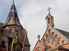 Ancien château impérial dit de Saint-Léon-Pfalz, ancien château des évêques de Strasbourg - 