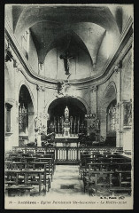 Eglise Sainte-Geneviève - Français :  Eglise Paroissiale Ste-Geneviève - Le Maître-Autel