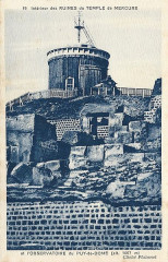 Vestiges du temple de Mercure au sommet du Puy-de-Dôme - 
