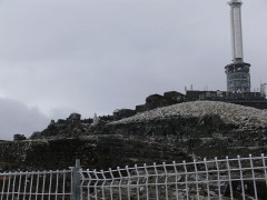 Vestiges du temple de Mercure au sommet du Puy-de-Dôme - 
