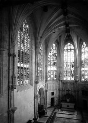 Château - Français :  Chapelle, intérieur vers le choeur.
