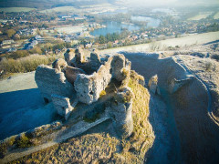 Ruines du château - photographer, Wikimedian and Wikipedian
