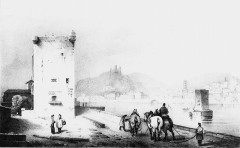 Tour des Valois (ruines) - French painter, illustrator, photographer and lithographer