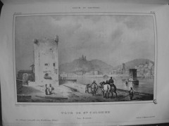 Tour des Valois (ruines) - French painter, illustrator, photographer and lithographer