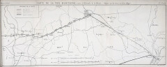 Via Domitia - Map of the Via Domitia in the department of Gard, southwest and southeast of Nîmes, showing the locations of Roman milestones.