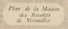 Hôpital Dominique Larrey (ancien Grand Commun) - Français : Sujet : Couvents -- Versailles (Yvelines, France) Couvent des Récollets (Versailles, Yvelines) Dessins et plans -- 17e siècle Échelle(s) : [1:175 environ], 20 toises [= 220 mm] Appartient à l’ensemble documentaire : Des17Inv Appartient à l’ensemble documentaire : IledeFr1 Plan Langue : français