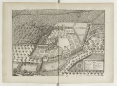 Ancienne abbaye bénédictine de Saint-Nicolas - Français : Sujet : Abbaye de Saint-Nicolas-aux-Bois Vues d'architecture -- 17e siècle Langue : sans contenu linguistique Éditeur : [sans nom] (Sans lieu)
