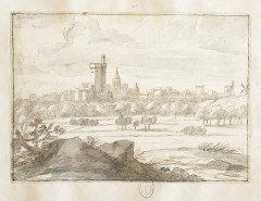 Tour du Cardinal Grimaldi - English: View of the village of Barbentane in the Bouches-du-Rhône department, southern France.