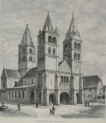 Église Saint-Léger - Français : Sujet : Guebwiller GUEBWILLER, Eglise St Léger Appartient à l’ensemble documentaire : BNUStr003 Appartient à l’ensemble documentaire : BNUStras1 Appartient à l’ensemble documentaire : BNUStr000 Langue : français Éditeur : Hachette (Paris)