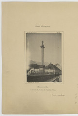Colonne de Charles Félix - Français : Sujet : Villages Bonneville (Haute-Savoie, France) Haute-Savoie (France) Restauration des terrains en montagne (France) Appartient à l’ensemble documentaire : Inr000 Appartient à l’ensemble documentaire : Inr001 Langue : français