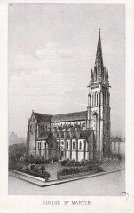 Église Saint-Martin - Français : Sujet : Monuments historiques Pau (Pyrénées-Atlantiques, France) Numérisé par le partenaire Appartient à l’ensemble documentaire : PrnS001 Langue : français Éditeur : [s.n.]