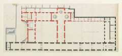 Ancien hôtel de Nevers - Français : Sujet : Bibliothèque royale (France ; 14..-1792) Dessins et plans -- 18e siècle Référence bibliographique : Robert de Cotte, 1510a Référence bibliographique : Fossier, 18 Appartient à l’ensemble documentaire : Des18Cotte Plan Langue : français