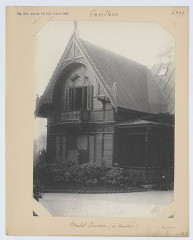 Chalet suédois - Français : Sujet : Chalets Constructions pour expositions Paris (France) -- Champ-de-Mars Exposition internationale (1889 ; Paris) Vues d'architecture -- 1870-1913 Langue : français