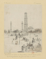 Barrière du Trône - Français : Sujet : Paris (France) -- Arrondissement (11e) Paysages urbains -- 19e siècle Langue : français