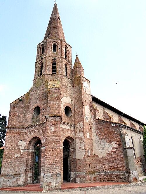 Monument Historique Église Saint-Nicolas situé à Saint-Nicolas-de-la-Grave